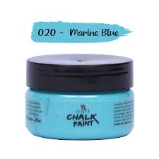 iCraft Chalk Paint jar, Marine Blue shade, 50ml