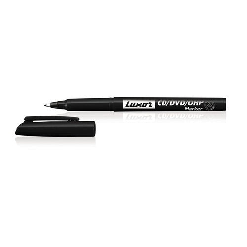 Luxor Permanent Marker, Fine Tip, Black