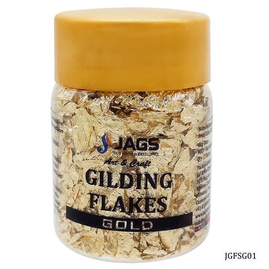 Jags Gilding Flakes 3g, Golden