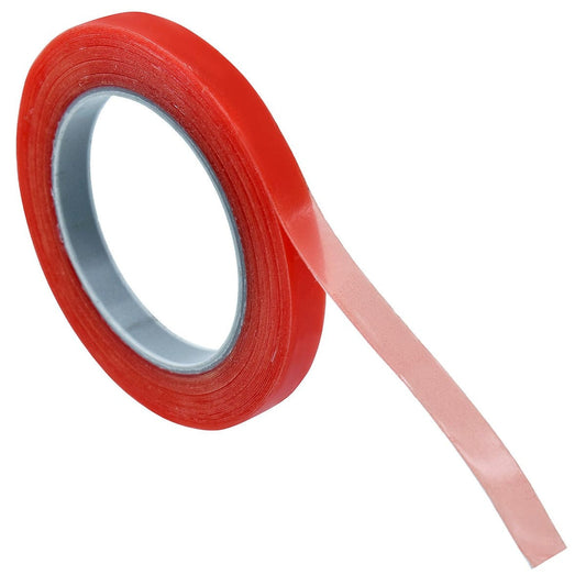 Red Double Sided Tacky Tape 6mm