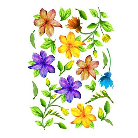 Generic Resin Insert Sheet A4, Floral #JSDS05A