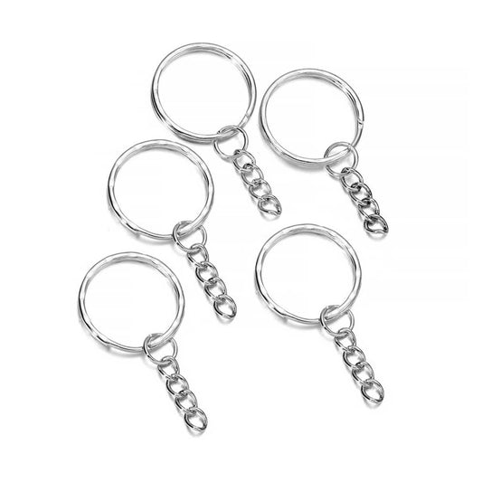 Keychain Keyrings Golden, Pack of 5