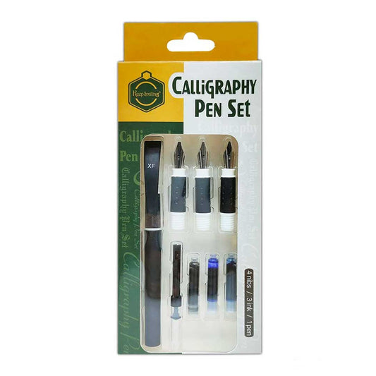 Keep Smiling Calligraphy Pen Set, 8 Components