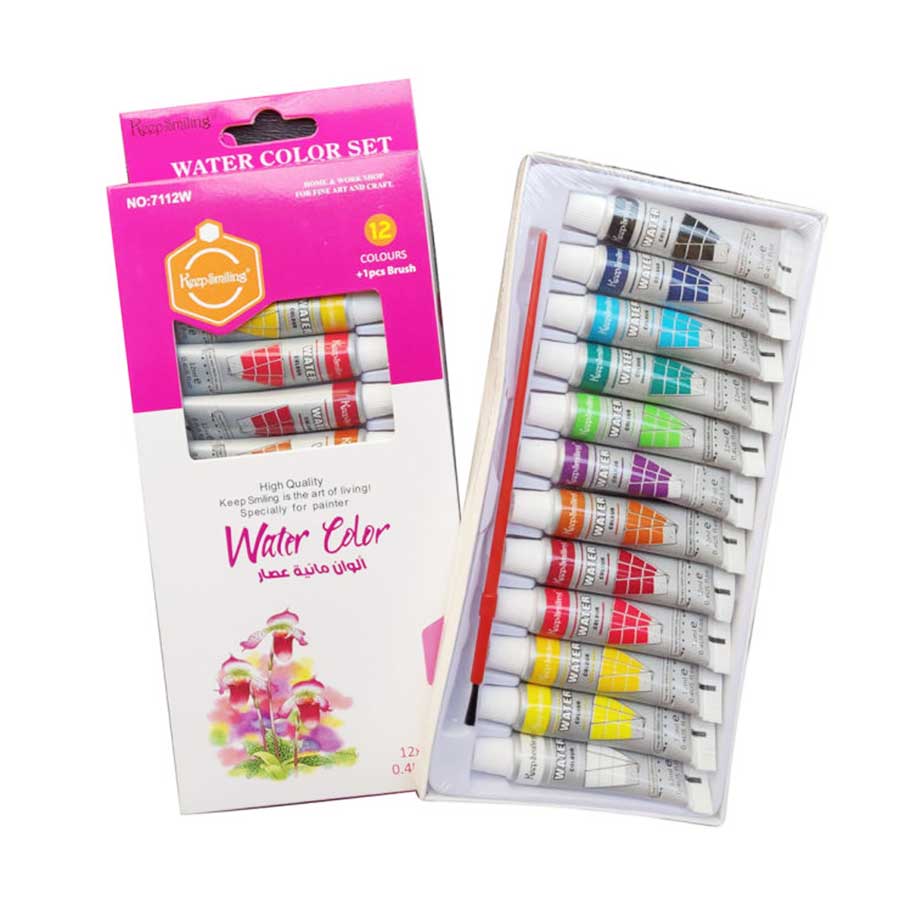 Keep Smiling Water Colour 6ml x 12 Shades