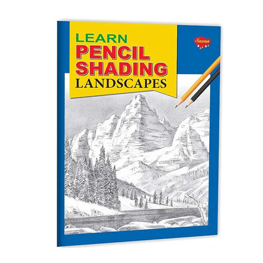 MP Sawan Learn Pencil Shading Book, Landscapes