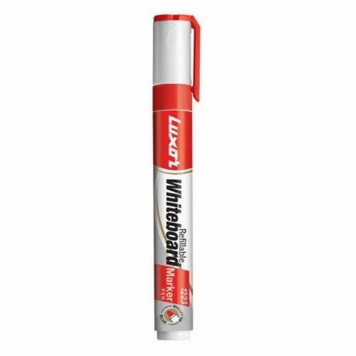 Luxor White Board Marker, Bold Tip, Red