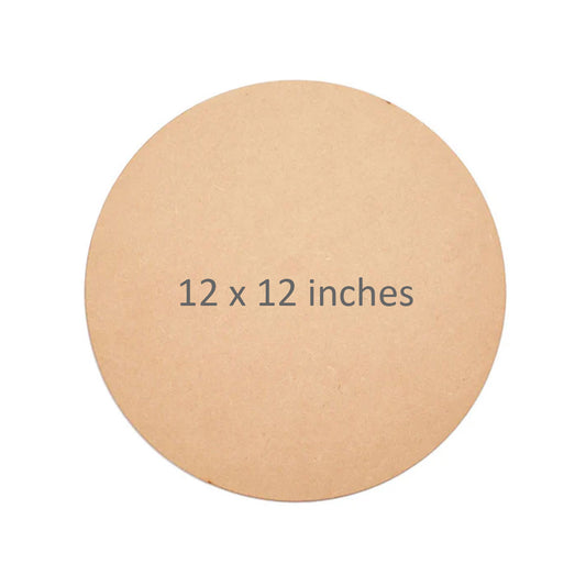 MDF Base Round, 4.5mm, 12x12 inches