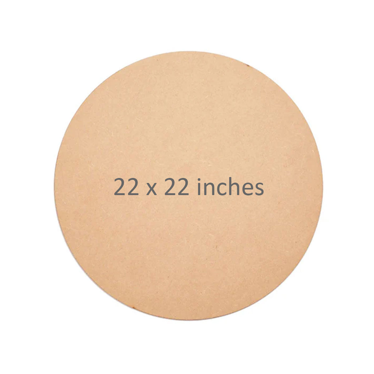 MDF Base Round, 4.5mm, 22x22 inches