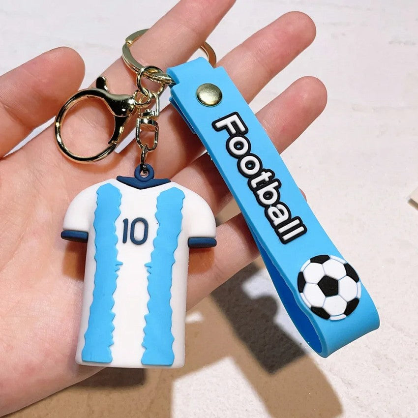 Keychain Rubber, Messi Jersey