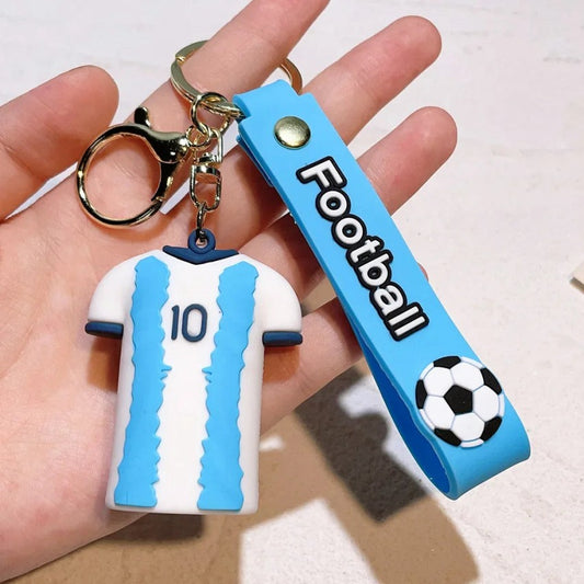 Keychain Rubber, Messi Jersey