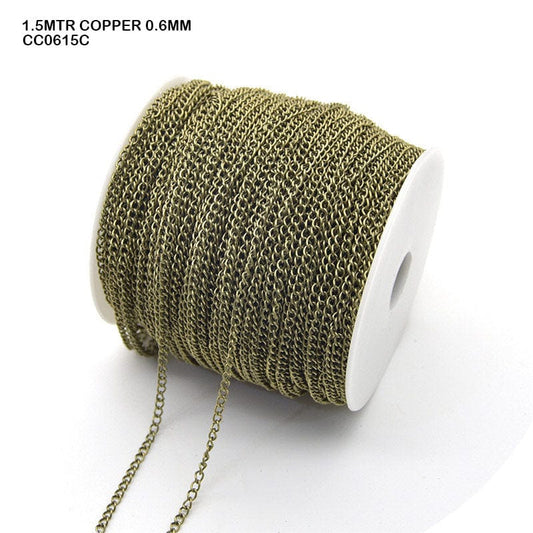 Metal Chain Vintage 1.5mtr #CC0615C