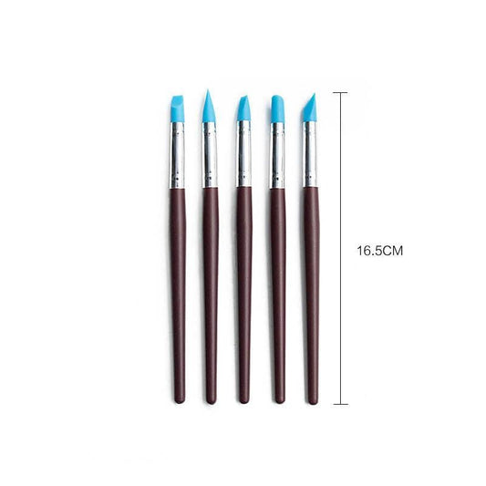 Silicone Tip Brush Set 5pc