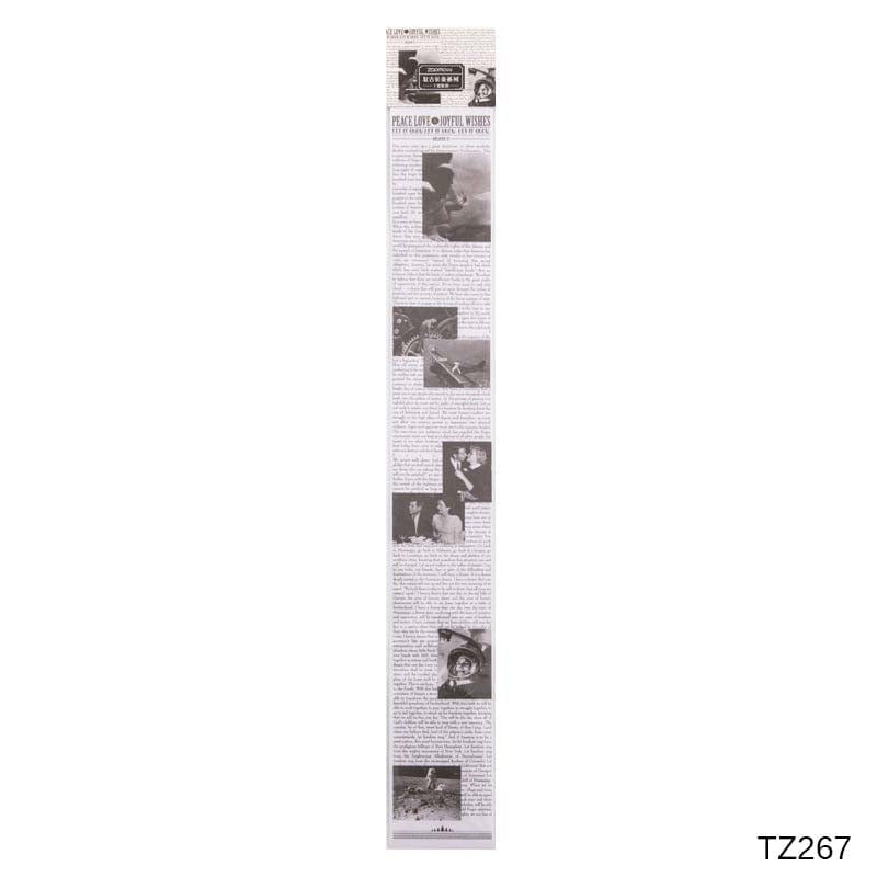 Stickers Vintage Newspaper #TZ267