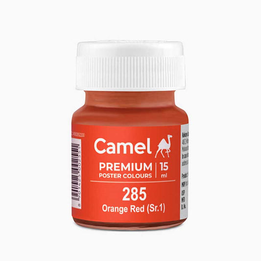 Camel Premium Poster Colour 15ml, Orange Red-285