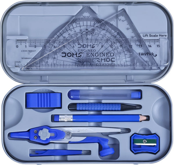 Doms Engineo geometry box with compass and instruments