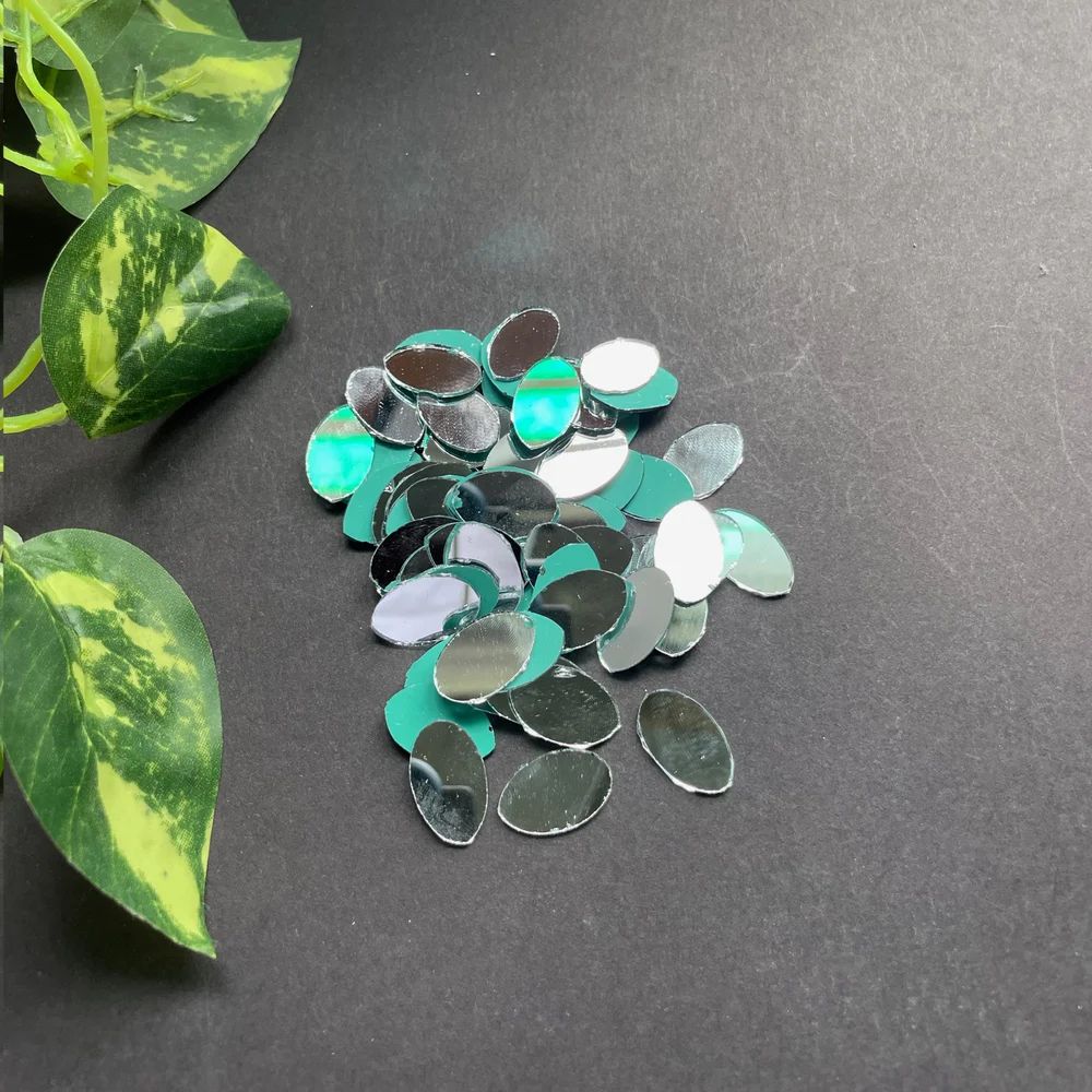 Mirror Cutouts Oval 11x18mm, 40g