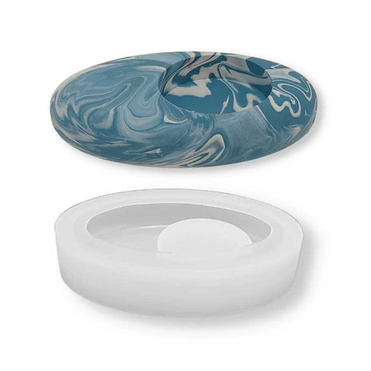 Silicone Mould Oval Tealight Holder 4 inches