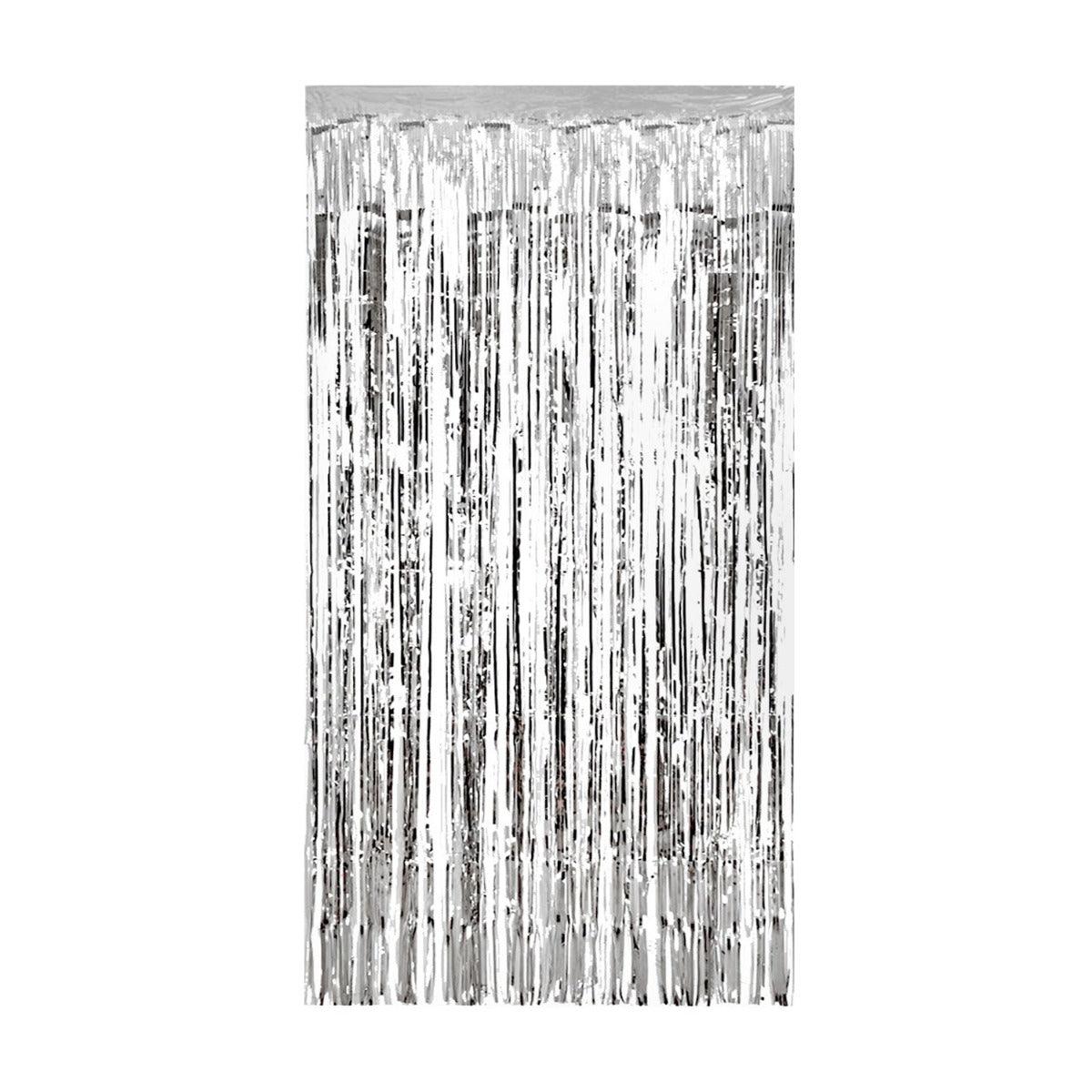 LD Foil Curtain 3 x 6ft, Silver