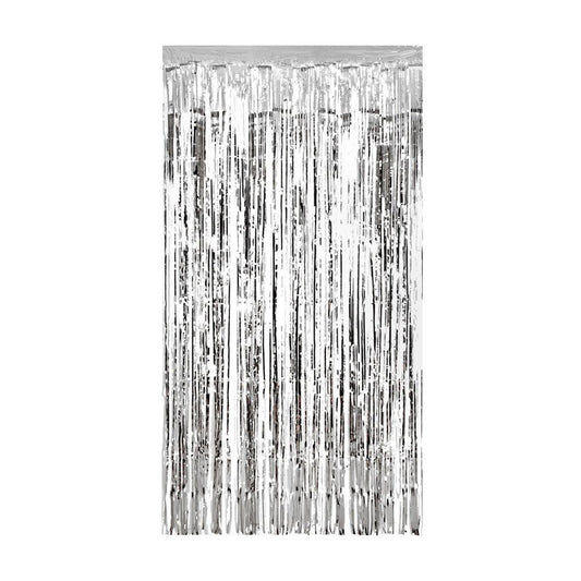 LD Foil Curtain 3 x 6ft, Silver