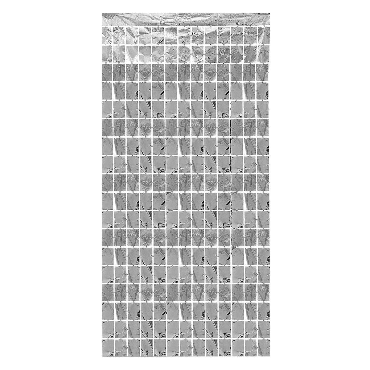 LD Foil Box Curtain 3 x 6ft, Silver