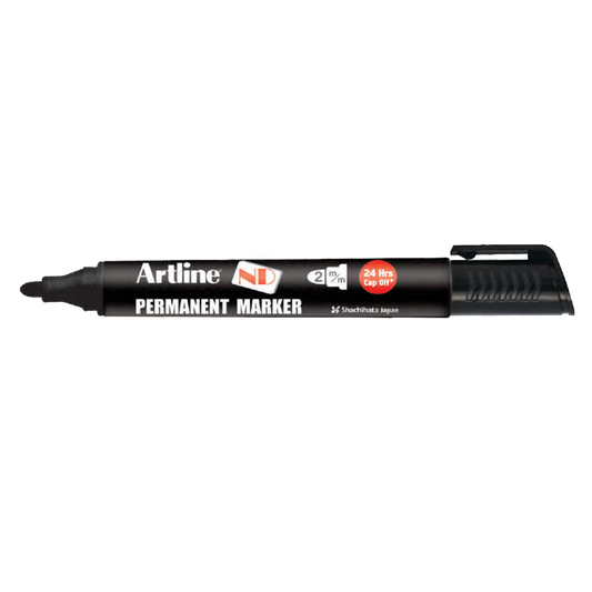 Artline Permanent Marker, Bold Tip, Black