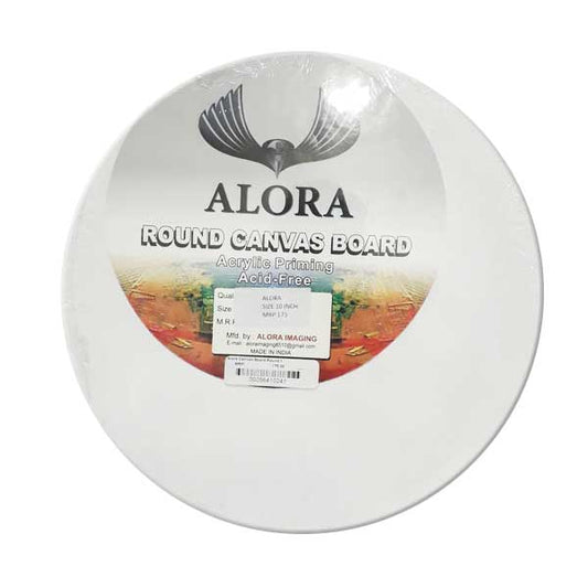 Alora Canvas Board Round 10x10 inches