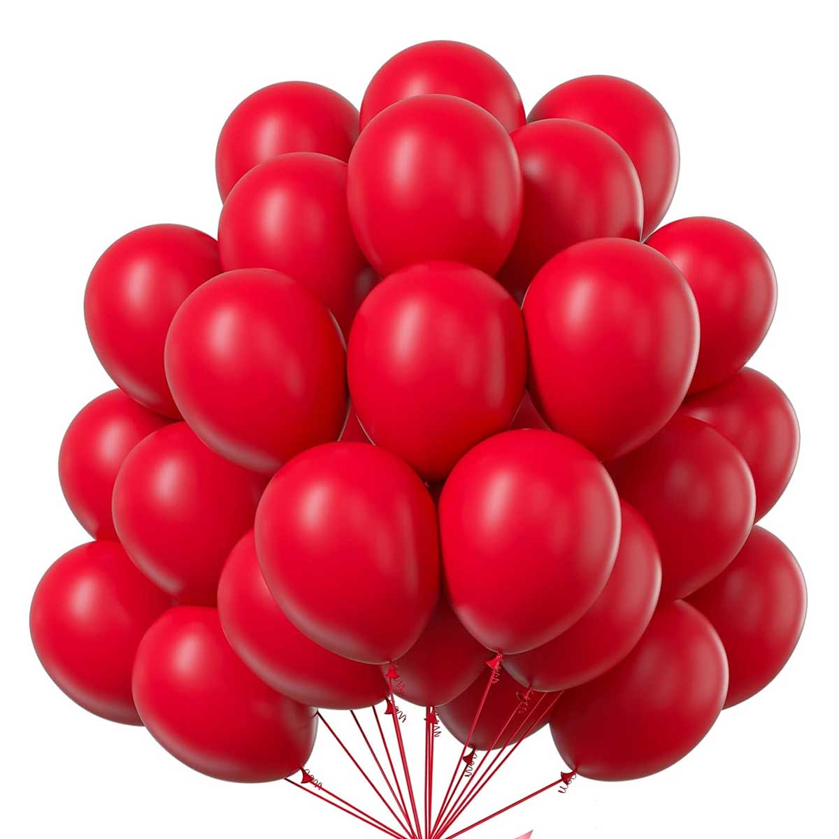 Balloons Pack, 50pc, Red