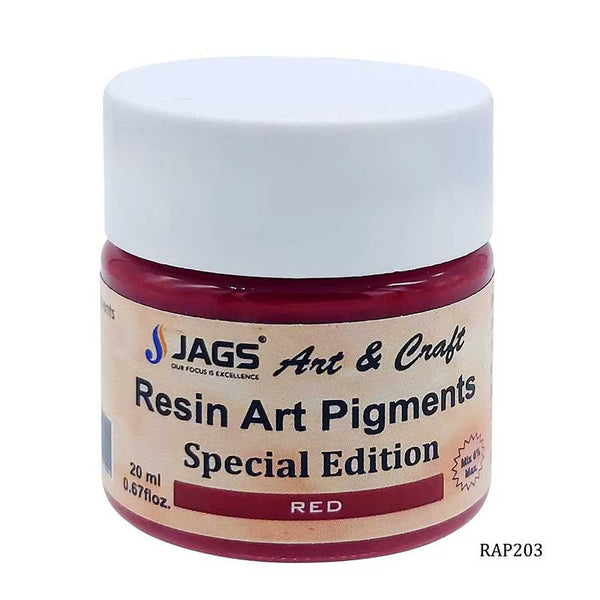 Jags 20ml resin art pigment bottle, Red shade