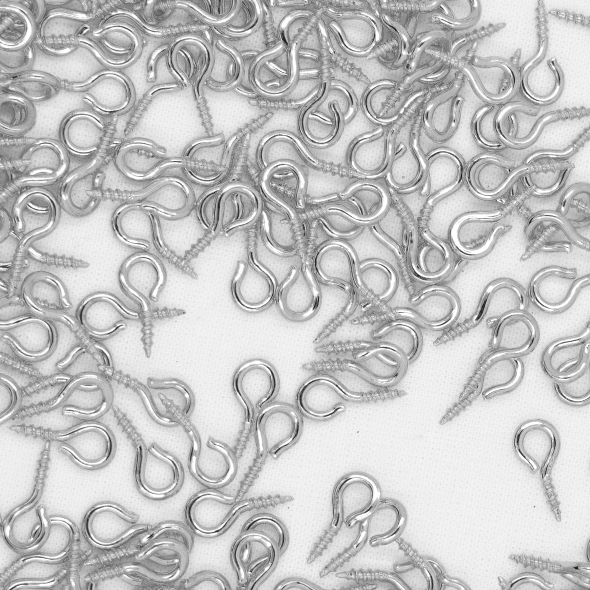 Jags jewellery question mark hooks, silver-tone finish, 10g pack