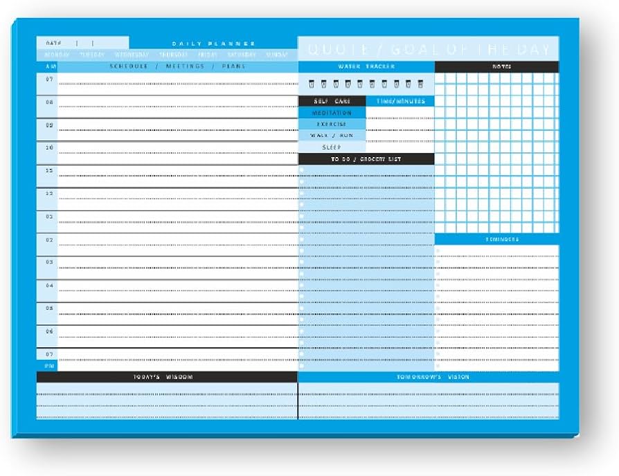 Anupam Daily Planner A4, 50 Sheets