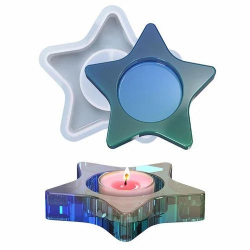 Silicone Star Tealight Holder 4 inches