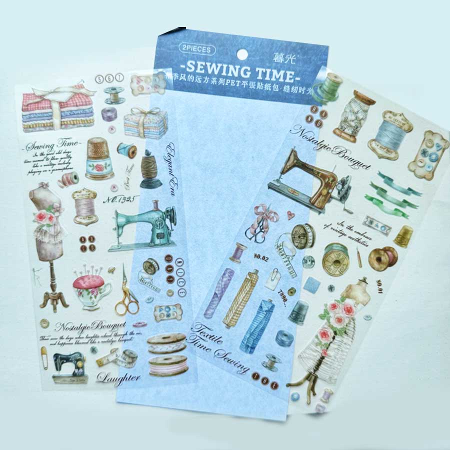 Muguang Deco Sticker Sewing Time #MG023 - 0746