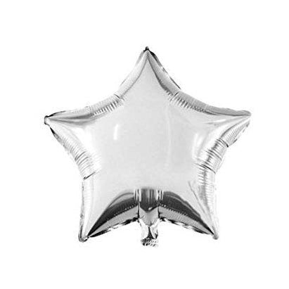 LD Foil Balloon Star 16inches, Silver