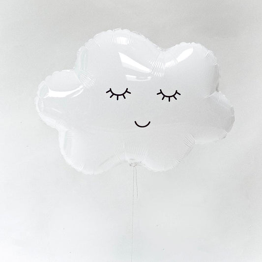 LD Foil Balloons, Cloud, White
