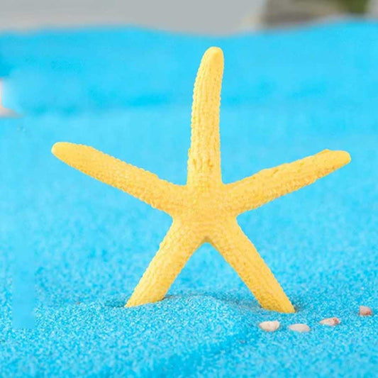 Miniature Starfish yellow 60mm 5pc #MTR508A