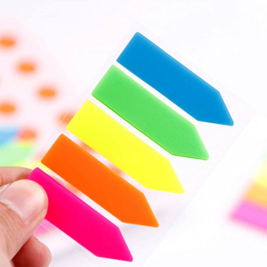 Wisdom Sticky Notes Coloured, Arrow Shape