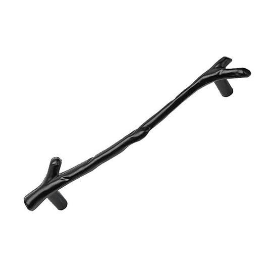 Metal Tray Handle, Branch Twig Design, 161mm, Black