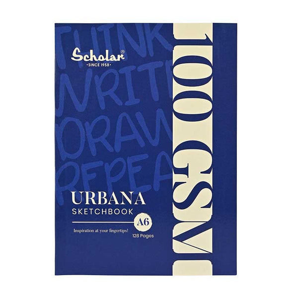 Scholar Urbana A6 sketchbook cover, 100gsm, 128 pages