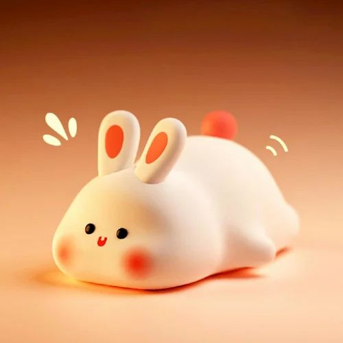 Silicone Touch Sensitive Lamp, Rabbit