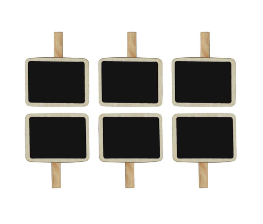 Pack of black metal board binder clips